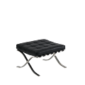 Barcelona Ottoman in Black
