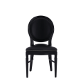 Chandelle Chair in Black with Black Seat Pad