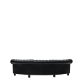 Chesterfield Curved Sofa in Black