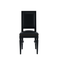 CKC Chair in Black with Black Seat Pad