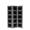 CKC Screen in Silver Frame with Black Panels