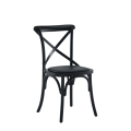Coco Chair in Black with Black Seat Pad