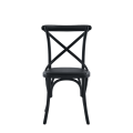 Coco Chair in Black with Black Seat Pad