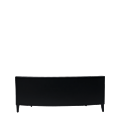 Infinito E Curved Sofa in Black