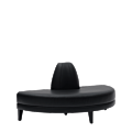 Infinito H Bullnose Sofa in Black