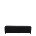 Rochelle Bench in Black Velvet