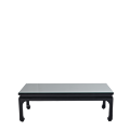 Shanghai Coffee Table in Black with Mirror Top