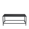 Unico Rectangular Coffee Table - Black Frame - Chalkboard Top