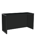 Unico Rectangular Bar with Black Frame and Black Panels