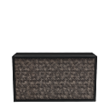 Unico Bar with Black Frame and Snake Skin Panels
