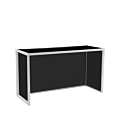 Unico Rectangular Bar with White Frame and Black Panels