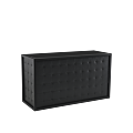 Unico Bar with Black Frame and Black Upholstered Panels