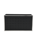 Unico DJ Booth - Steel Frame - Black Upholstered Panels