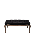 Berg Ottoman Oak in Black Velvet