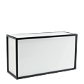 Unico Rectangular Bar with Black Frame and Coloured Panels