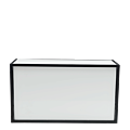 Unico Rectangular Bar with Black Frame and Coloured Panels