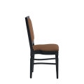 CKC Chair in Black with Caramel Seat Pad