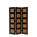 CKC Screen in Black with Caramel Panels