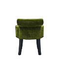 Belgravia Ottoman in Chartreuse Green Velvet