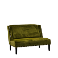 Dilano Sofa in Chartreuse Green Velvet