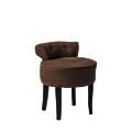Belgravia Ottoman in Chocolate Fabric