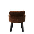 Belgravia Ottoman in Chocolate Brown Velvet