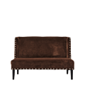 Dilano Sofa in Chocolate Brown Velvet