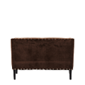 Dilano Sofa in Chocolate Brown Velvet
