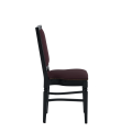 CKC Chair in Black with Claret Wine Seat Pad