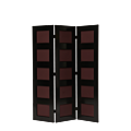 CKC Screen in Black and Claret Wine Panels