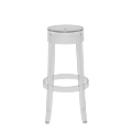 Charles Ghost Bar Stool in Clear