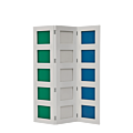 CKC Screen in White with Mix Colour Panels