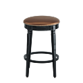 Beli Bar Stool Black with Copper Seat Pad