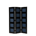 CKC Screen in Black and Cornflower Blue Panels