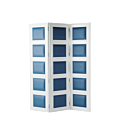 CKC Screen in White with Cornflower Blue Panels