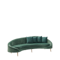 LA Sofa in Dusty Seafoam Green Velvet