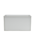 Unico DJ Booth with White Frame and White Panels