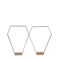 Mondrian Stanchion in Gold