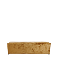 Rochelle Bench in Gold Velvet
