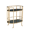 The Collection Drink Trolley in Gold