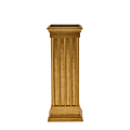 Greek Classic Plinths with Gold Gilt Finish