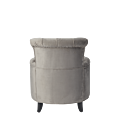 Nandor Ottoman in Grey Velvet