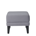 Sardinia Square Ottoman in Grey