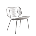 Gianni Chair in Gunmetal