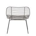 Gianni Chair in Gunmetal