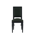 CKC Chair in Black with Hunter Green Seat Pad
