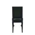 CKC Chair in Black with Hunter Green Seat Pad