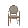 Chandelle Armchair in Ivory with Ivory Seat Pad