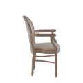 Chandelle Armchair in Ivory with Ivory Seat Pad