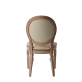 Chandelle Chair in Ivory with Ivory Seat Pad